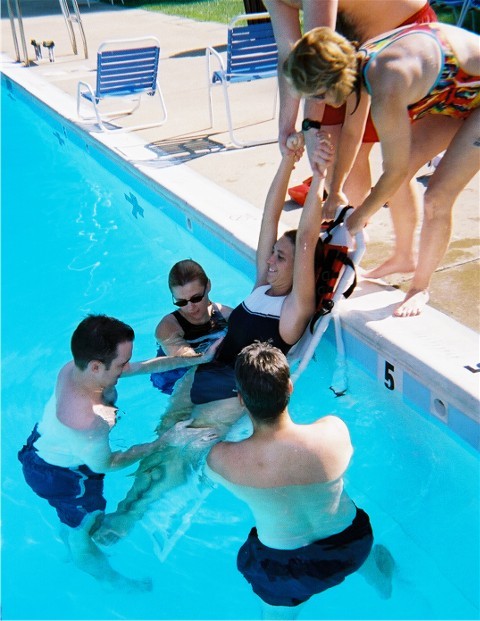 Water rescue training, 2005